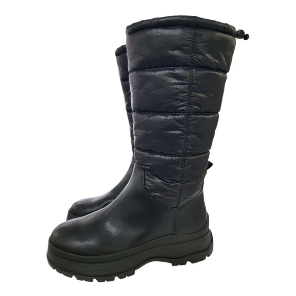 Noize Aya Puffer Boot Mid Calf Black Winter Warm Padded Cozy Quilted Women’s 9 - Picture 5 of 16